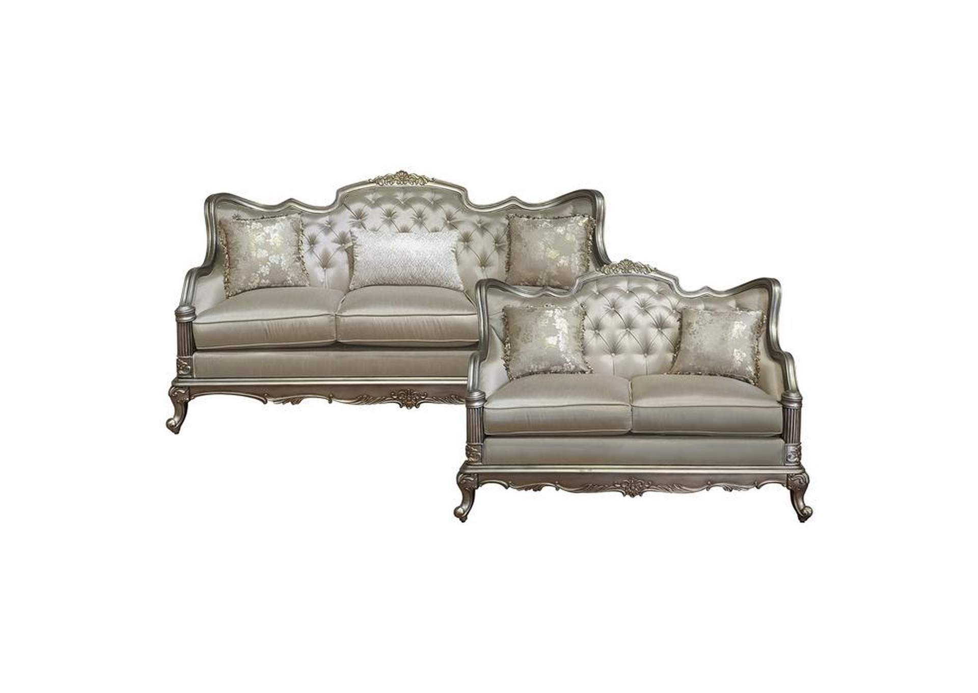Florentina 2 Piece Sofa Set,Homelegance