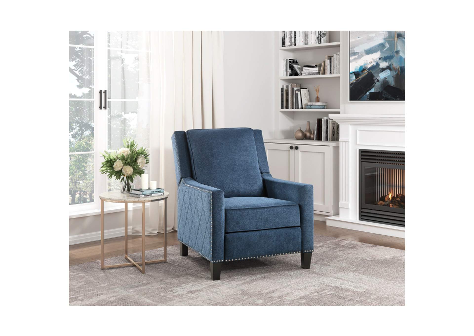 Banks Push Back Reclining Chair,Homelegance