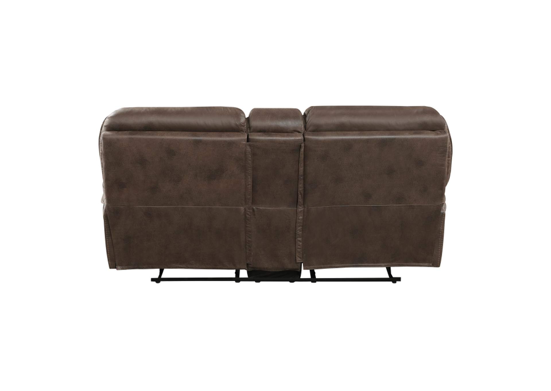 Proctor Double Reclining Love Seat with Center Console,Homelegance