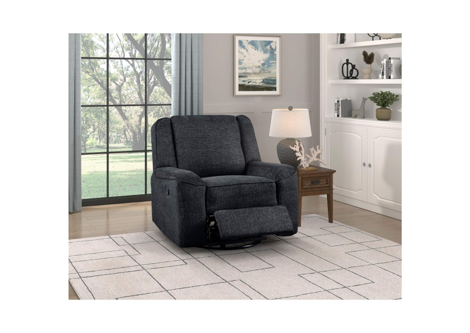Monterey Swivel Reclining Chair,Homelegance