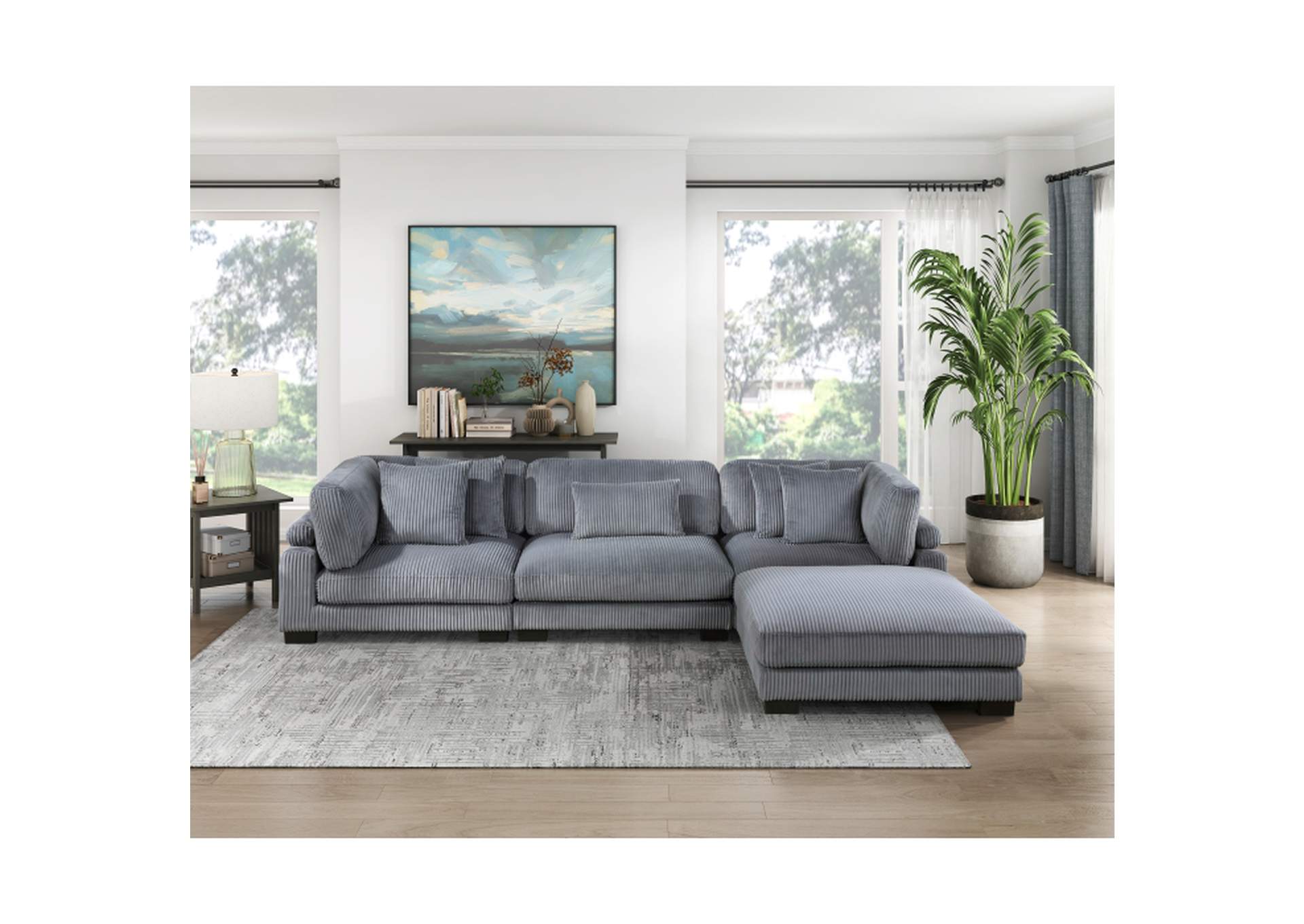 Traverse Ottoman,Homelegance