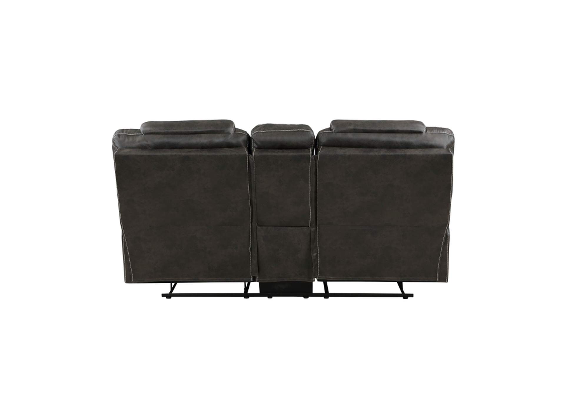 Gainesville Double Reclining Love Seat with Center Console,Homelegance