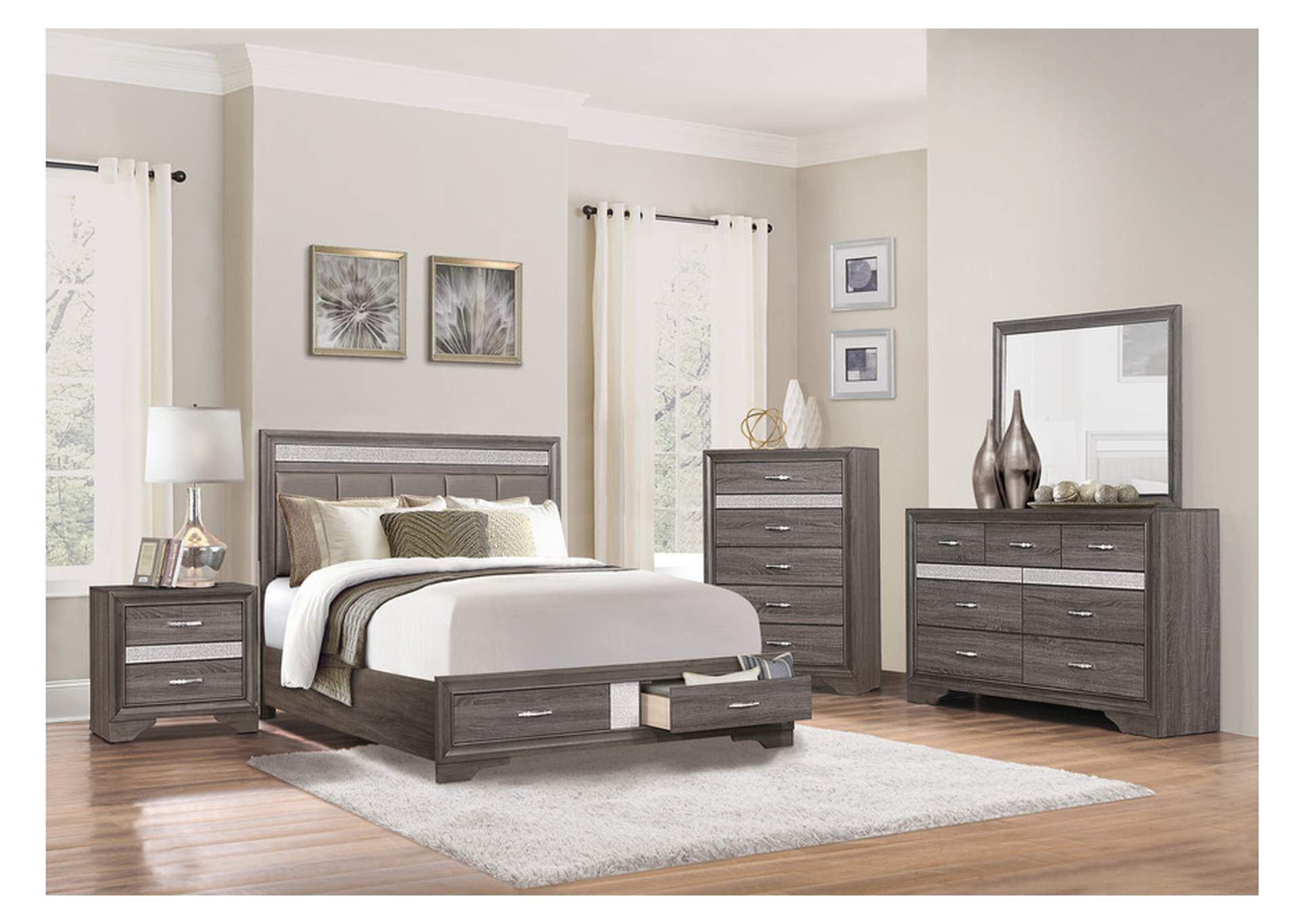 Luster 1505 Bedroom Set,Homelegance