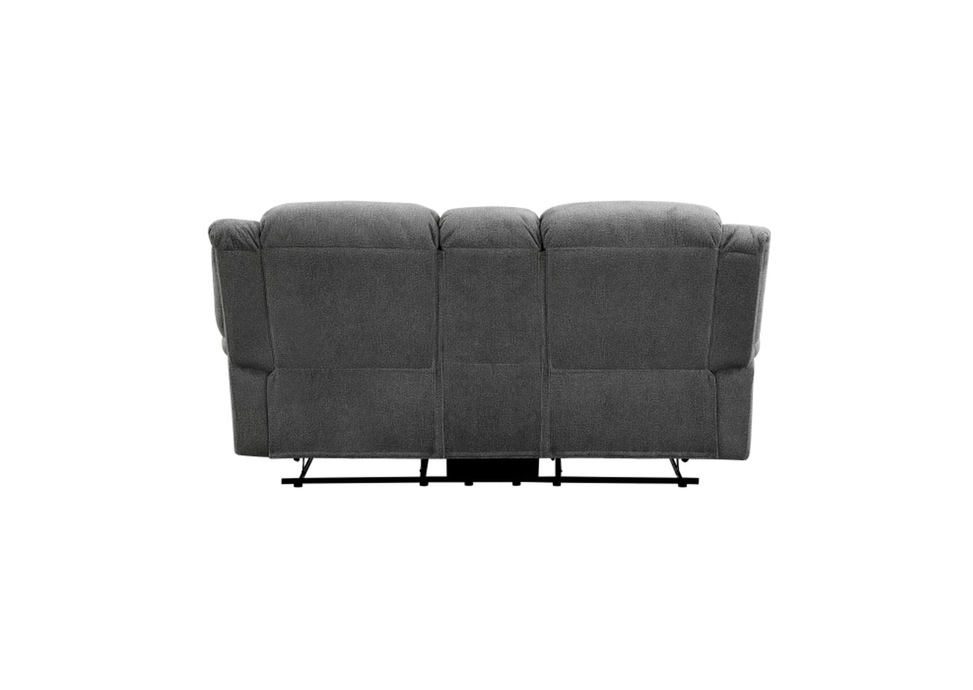 Brennen Double Reclining Love Seat with Center Console,Homelegance