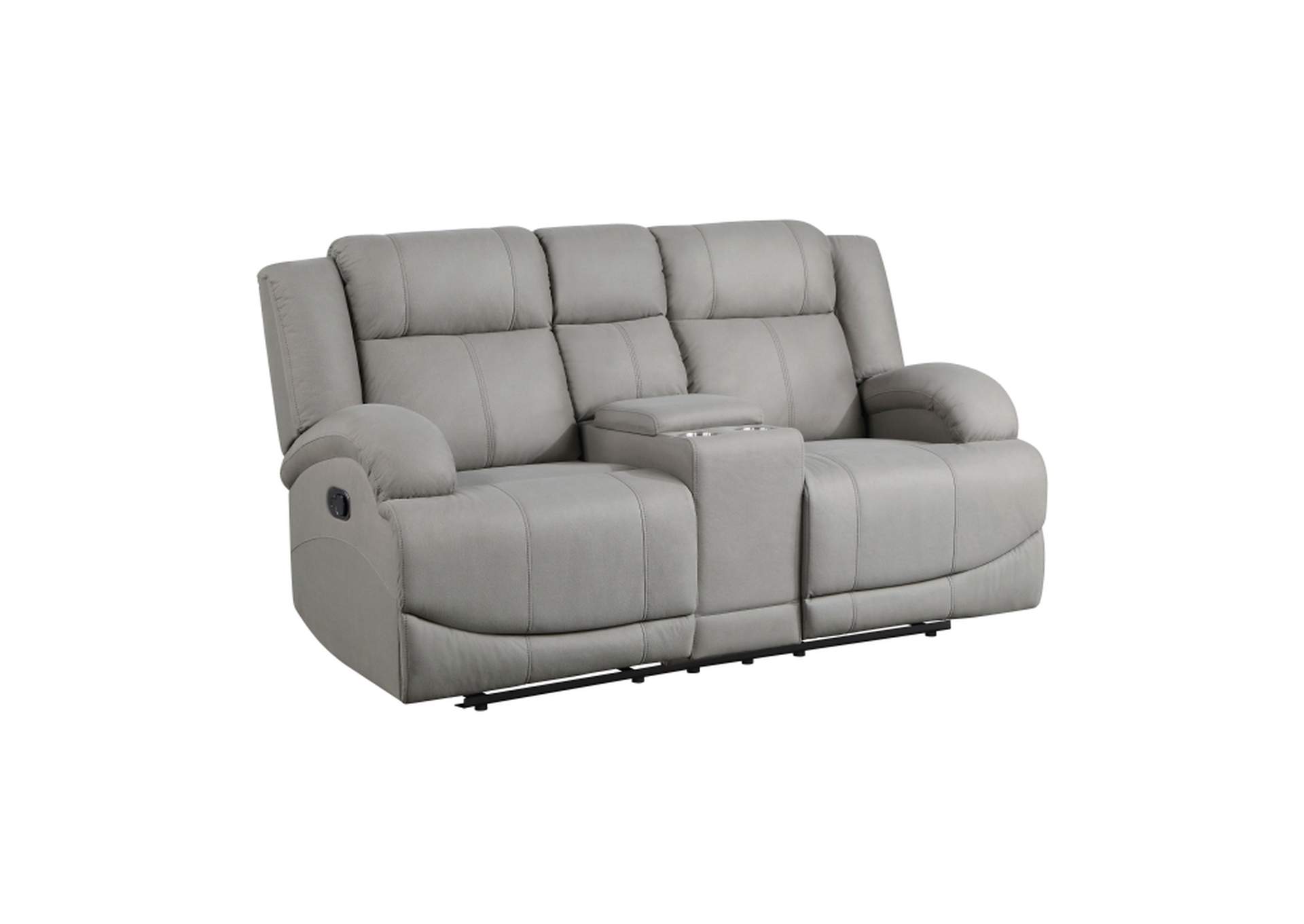 Camryn Double Reclining Love Seat with Center Console,Homelegance
