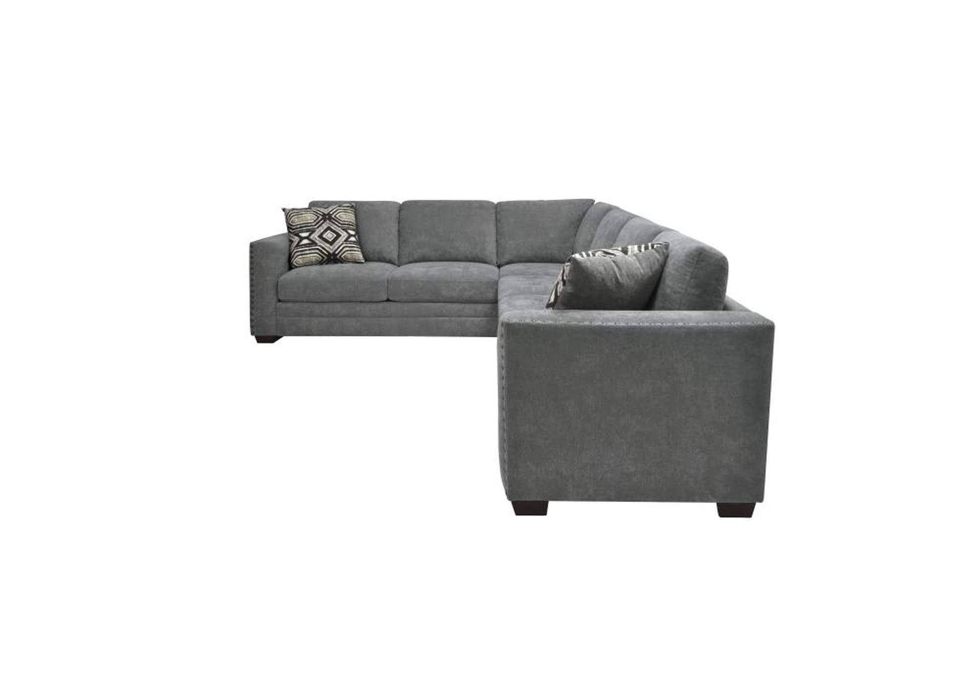 Sidney 2-Piece Sectional With Usb Ports,Homelegance