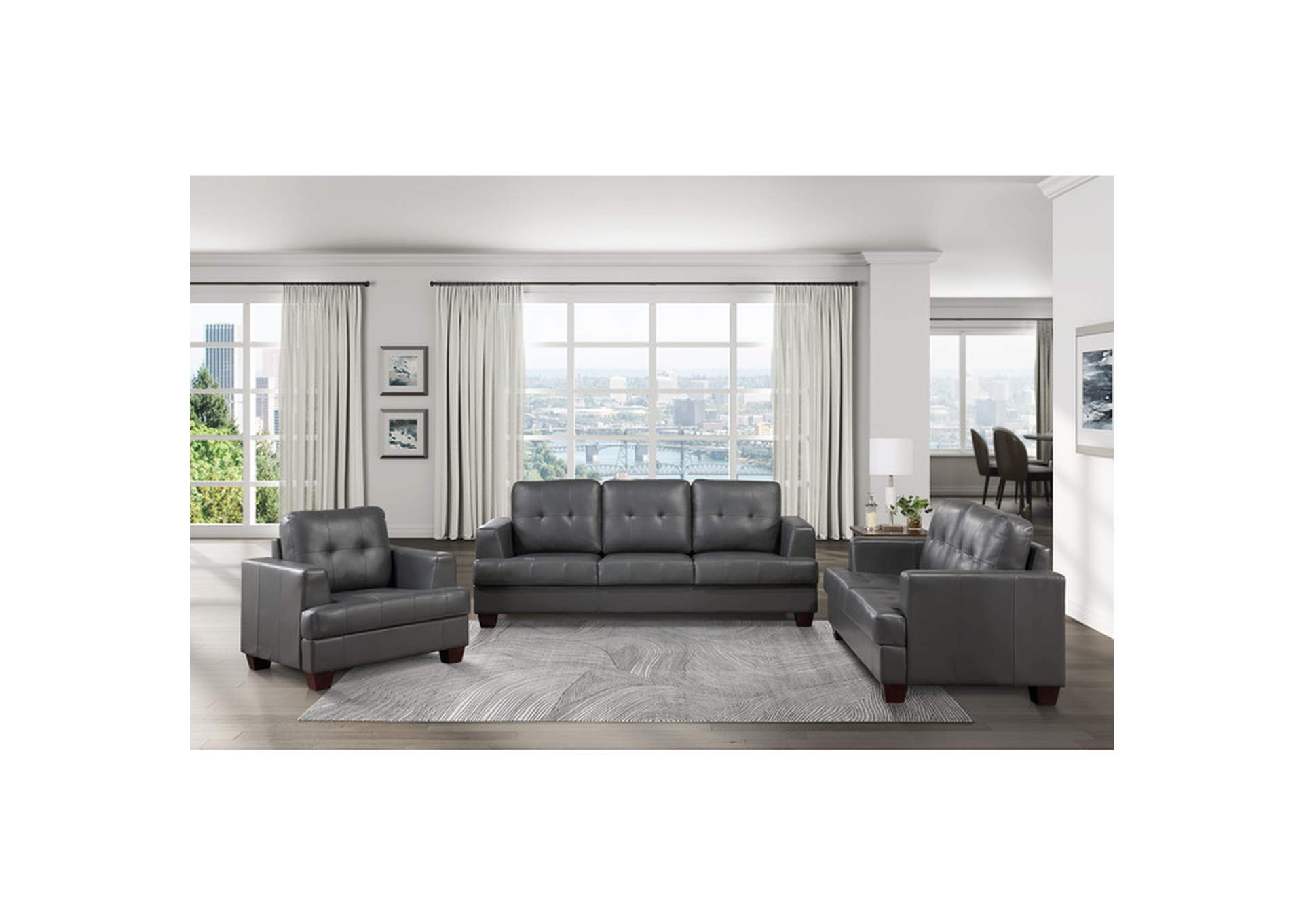 Hinsall Love Seat,Homelegance