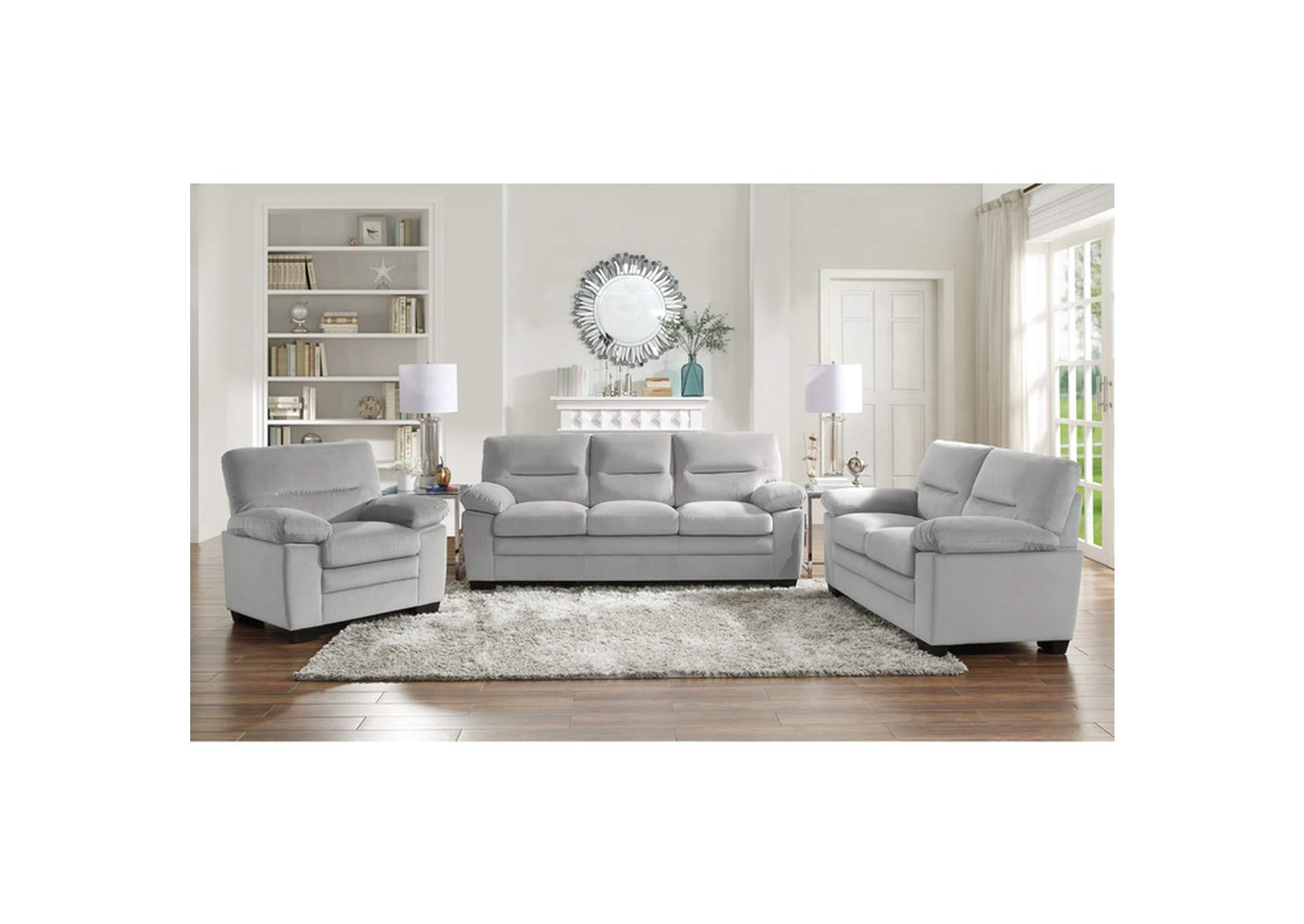 Keighly 2 Piece Sofa Set,Homelegance