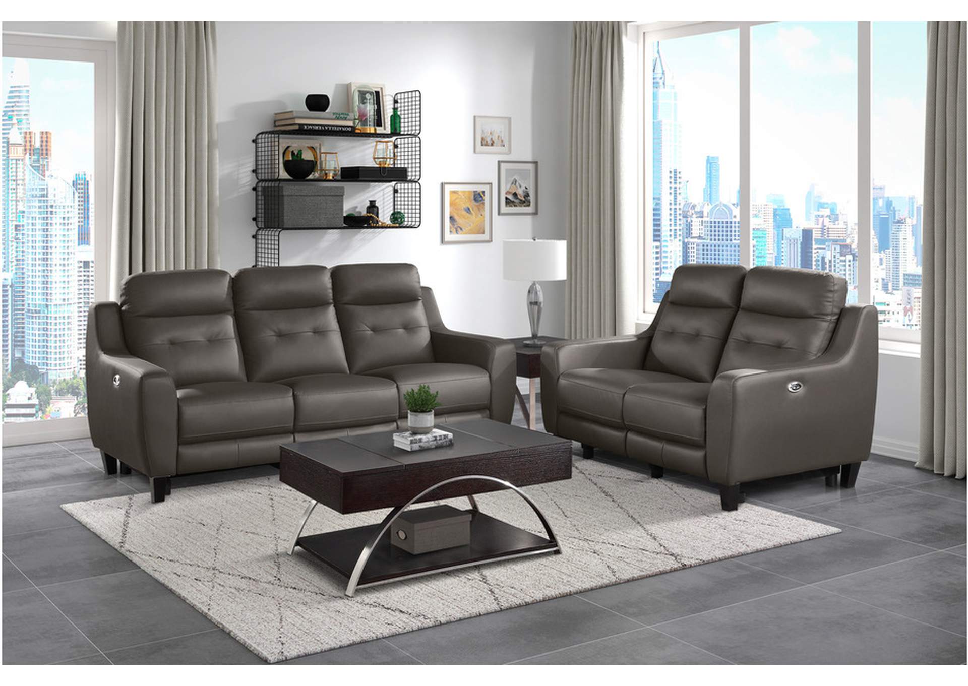 Conrad 9337Gb Living Room Sofa Set,Homelegance