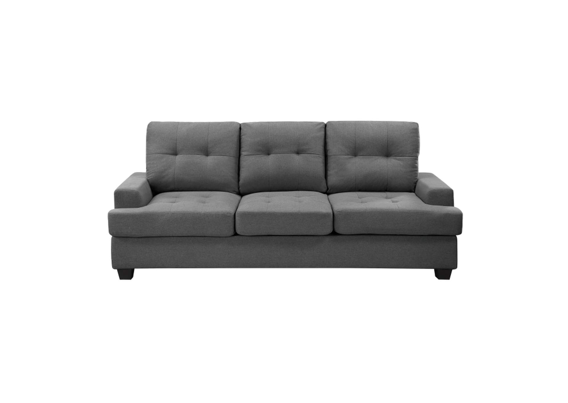 Dunstan Sofa with Drop-Down Cup Holders,Homelegance