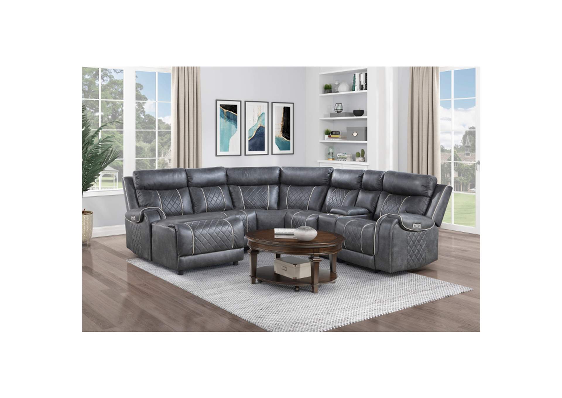 Console with Receptacles,Homelegance