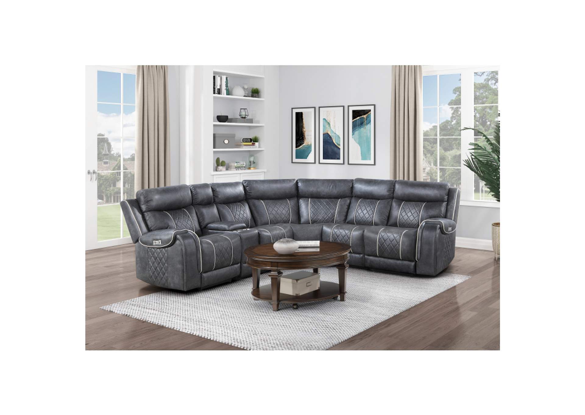 Console with Receptacles,Homelegance