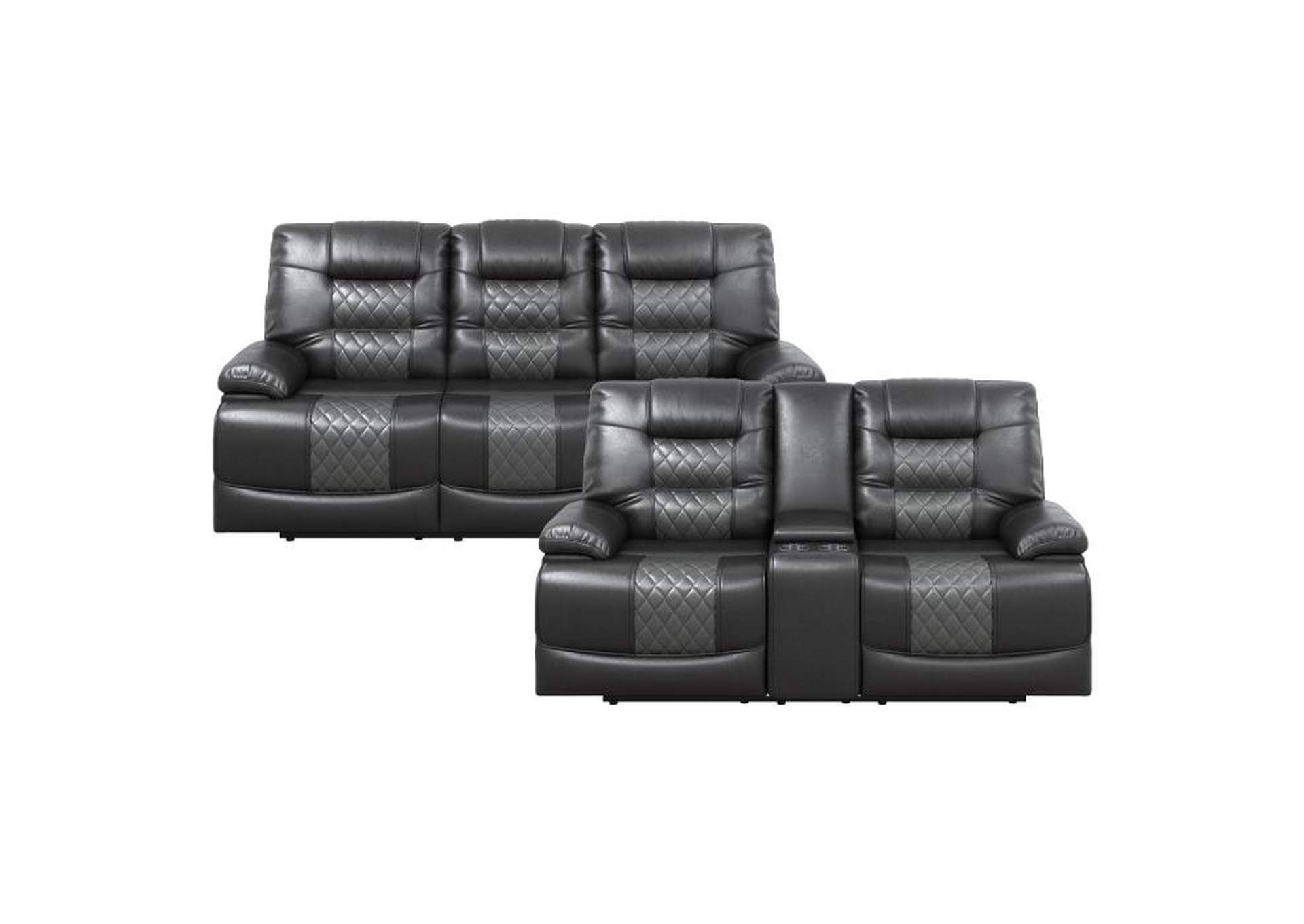 Fabian 2 Piece Sofa Set,Homelegance