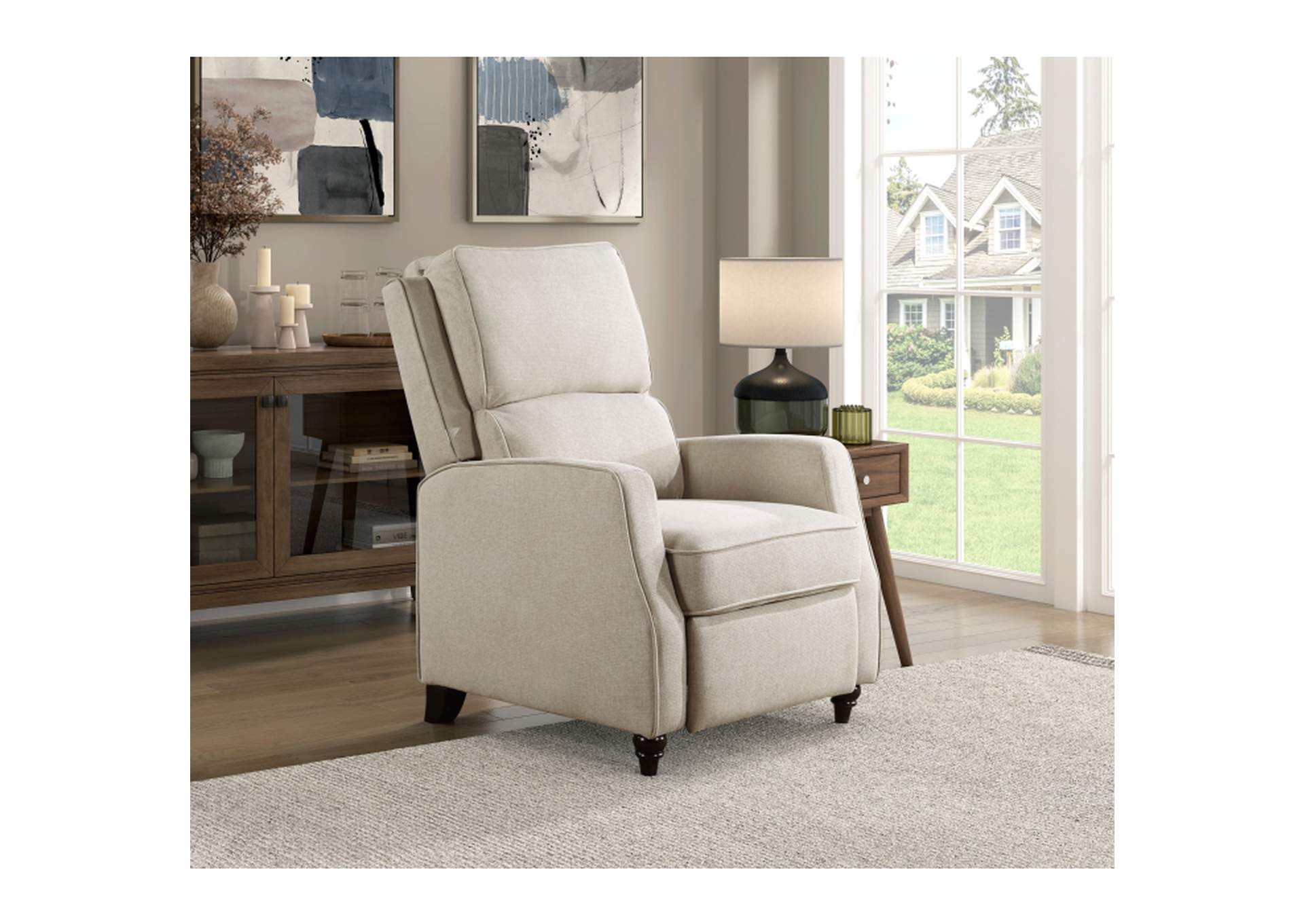 Loveland Push Back Reclining Chair,Homelegance