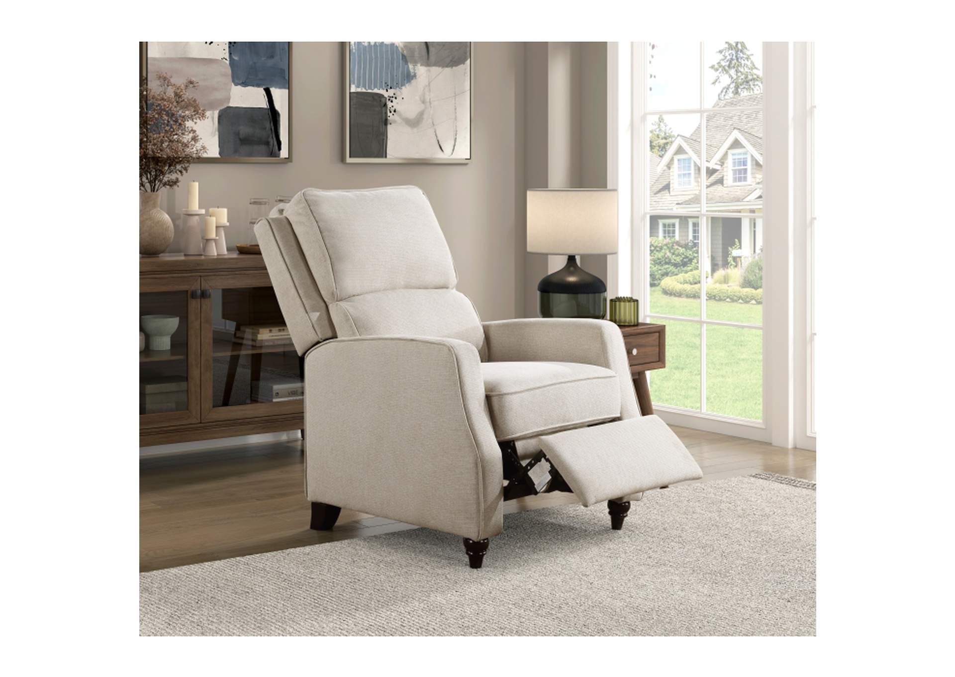 Loveland Push Back Reclining Chair,Homelegance