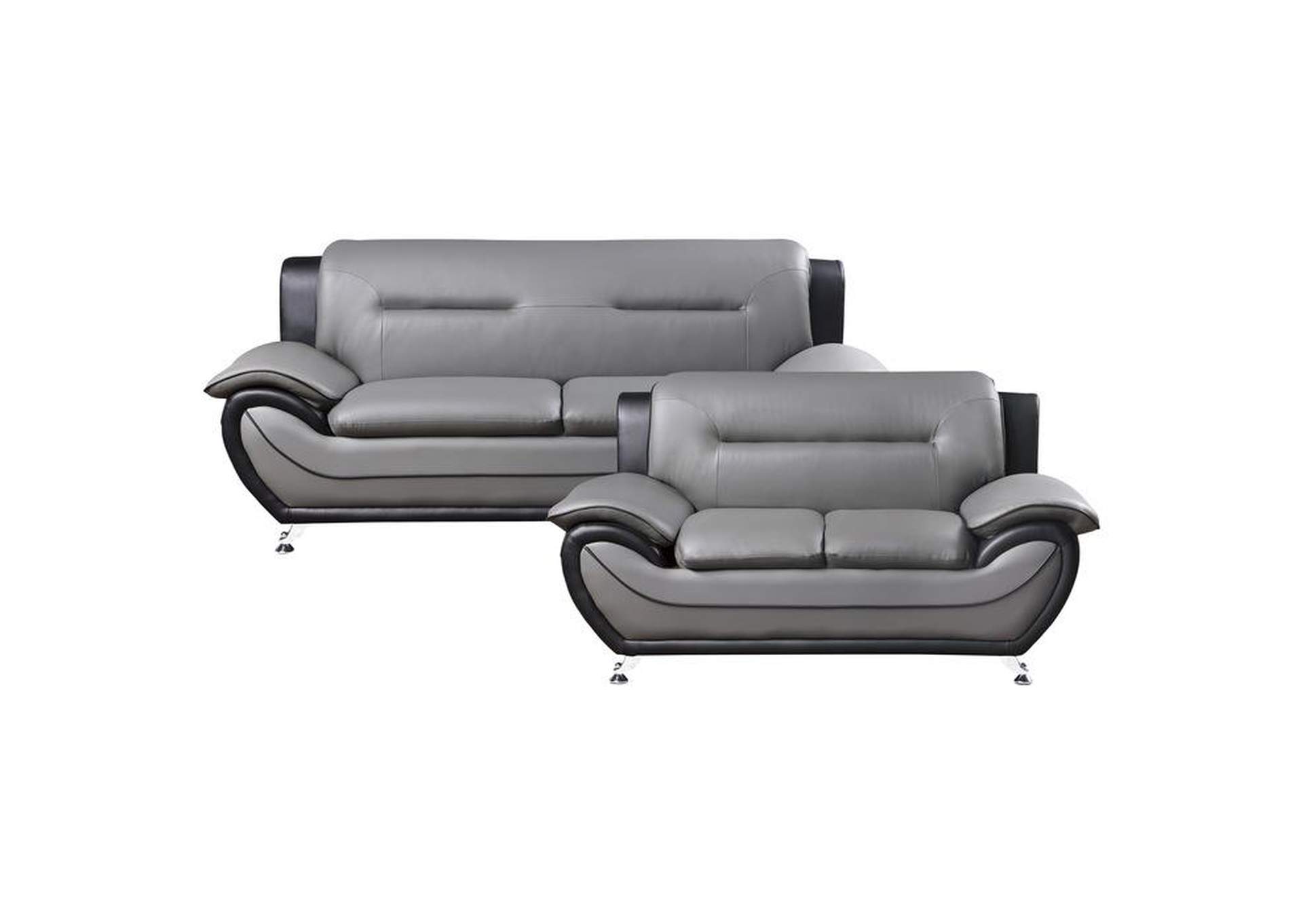 Matteo 2 Piece Sofa Set,Homelegance
