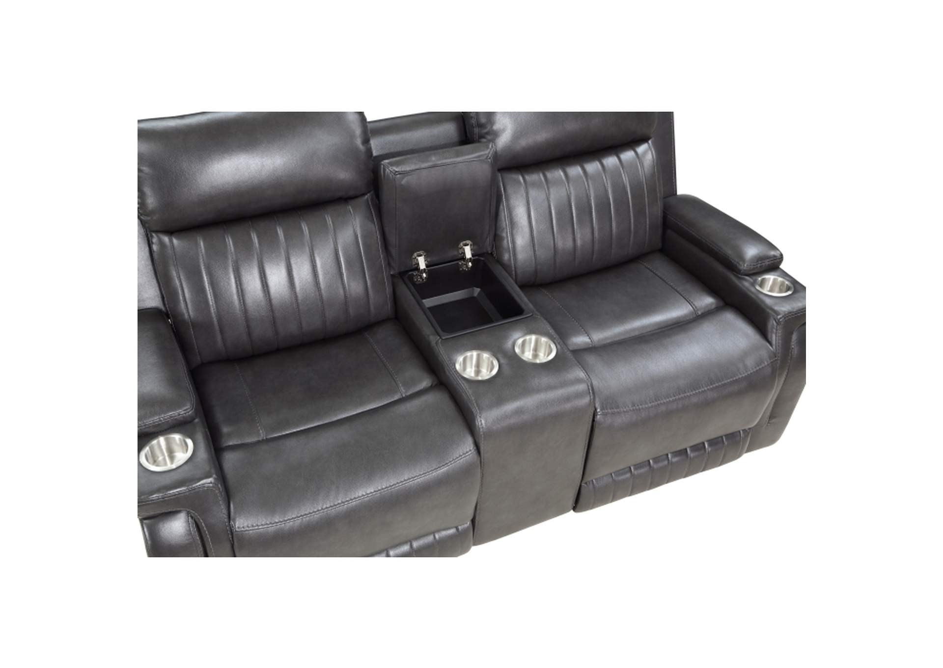 Double Reclining Love Seat with Center Console,Homelegance