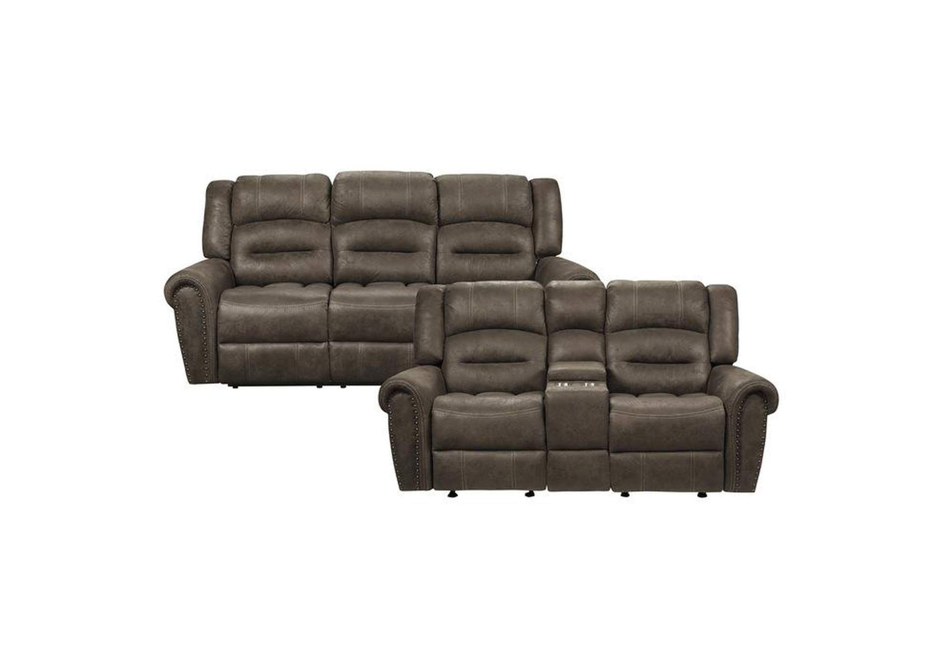 Creighton 2 Piece Sofa Set,Homelegance