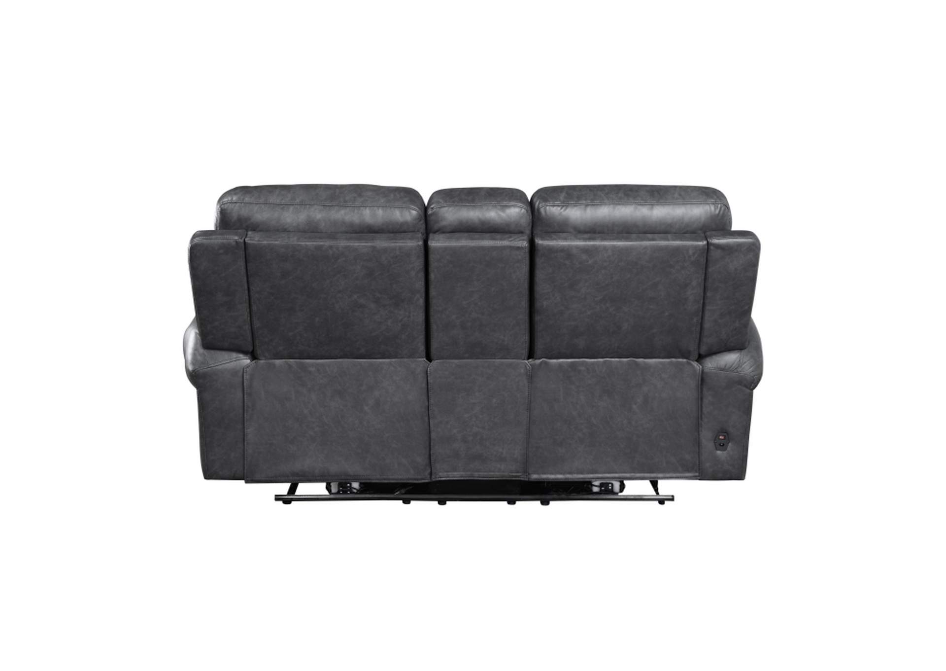 Granville Power Double Reclining Love Seat with Center Console,Homelegance