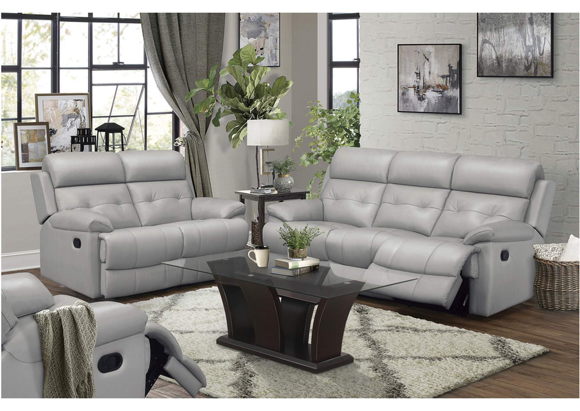 Lambent 9529Sve Living Room Sofa Set,Homelegance