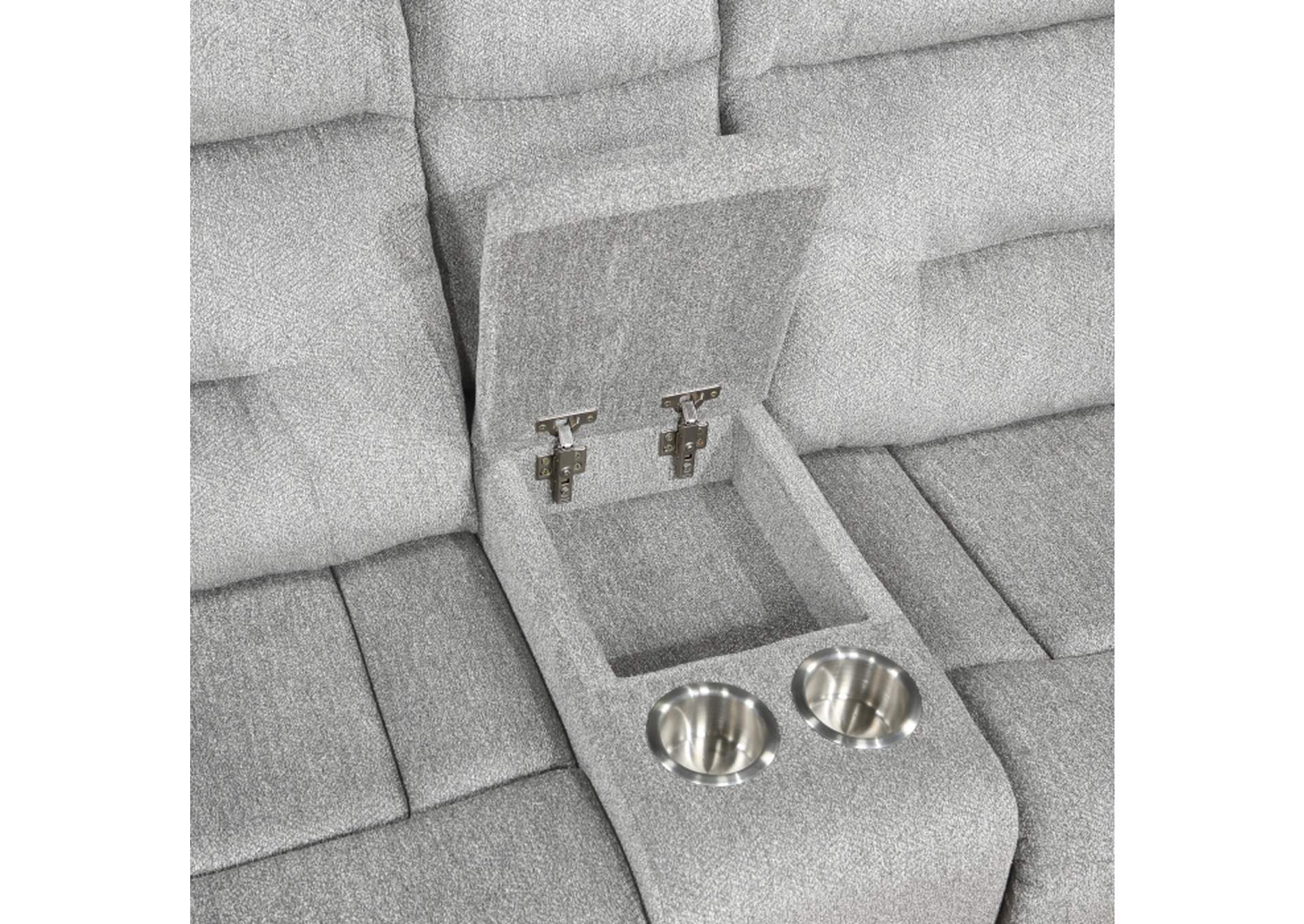 Double Reclining Love Seat with Center Console,Homelegance