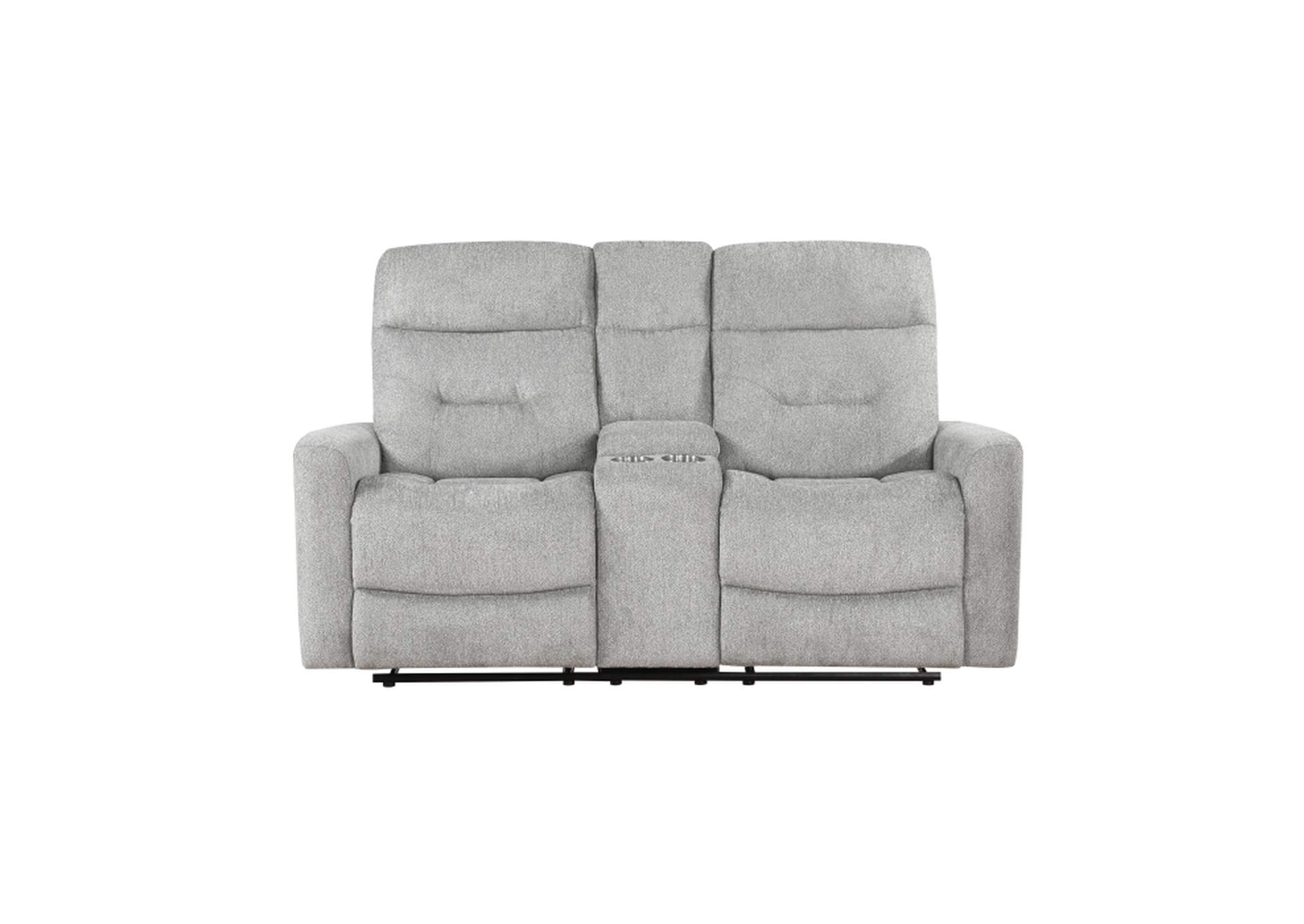 Double Reclining Love Seat with Center Console,Homelegance
