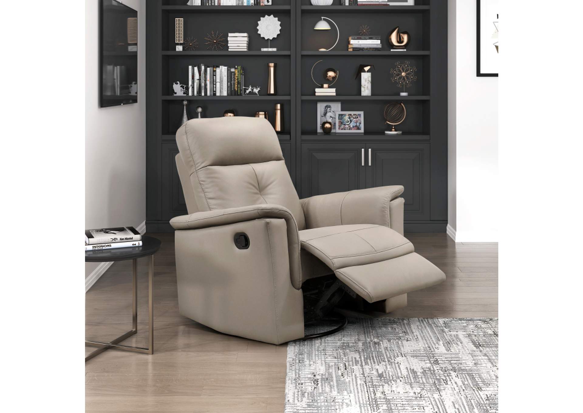 Swivel Glider Reclining Chair,Homelegance
