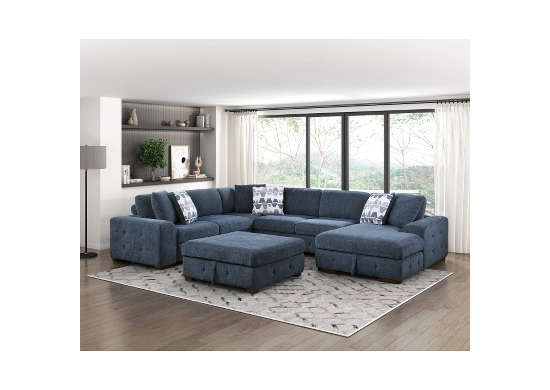 Storage Ottoman,Homelegance