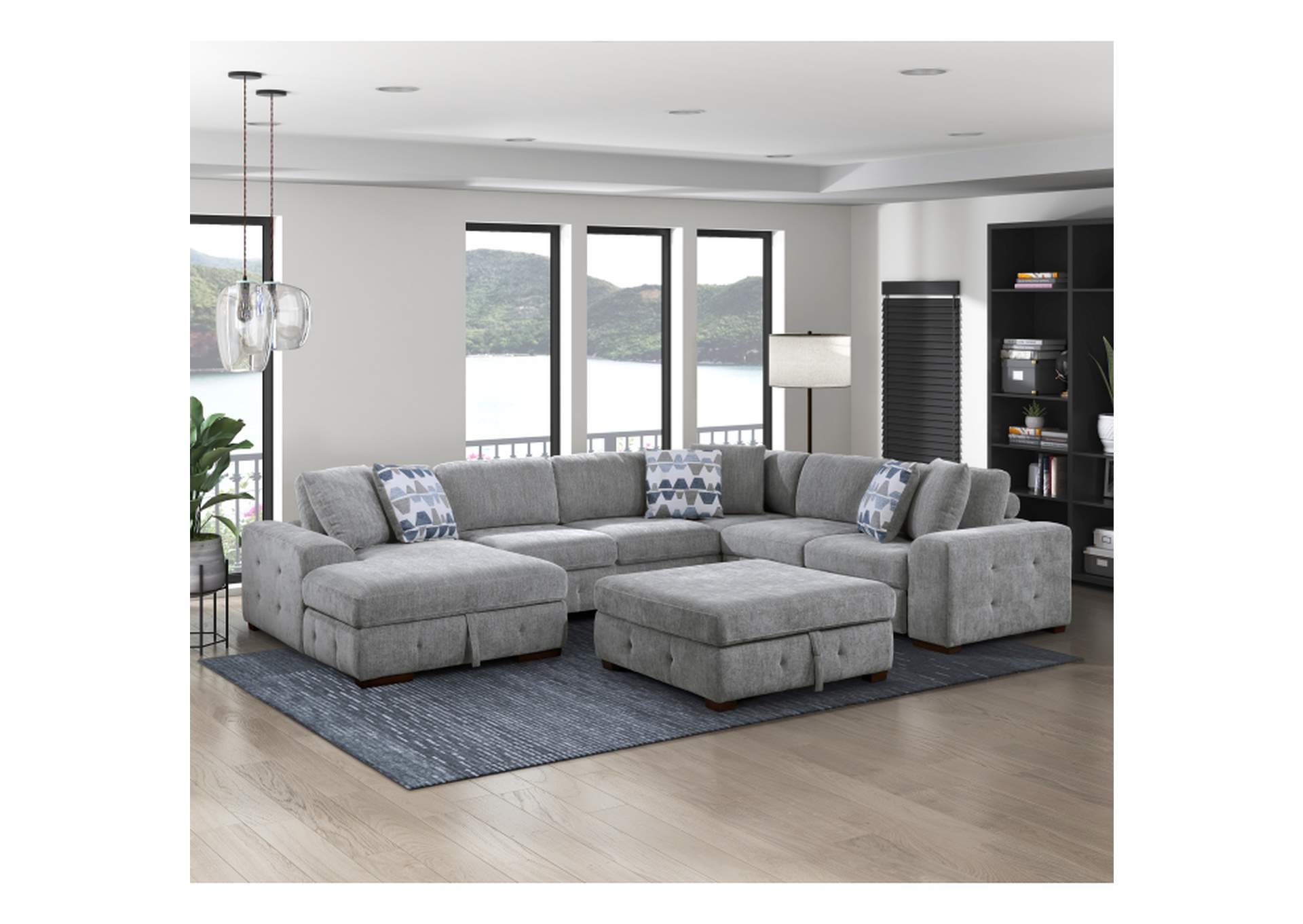 Storage Ottoman,Homelegance