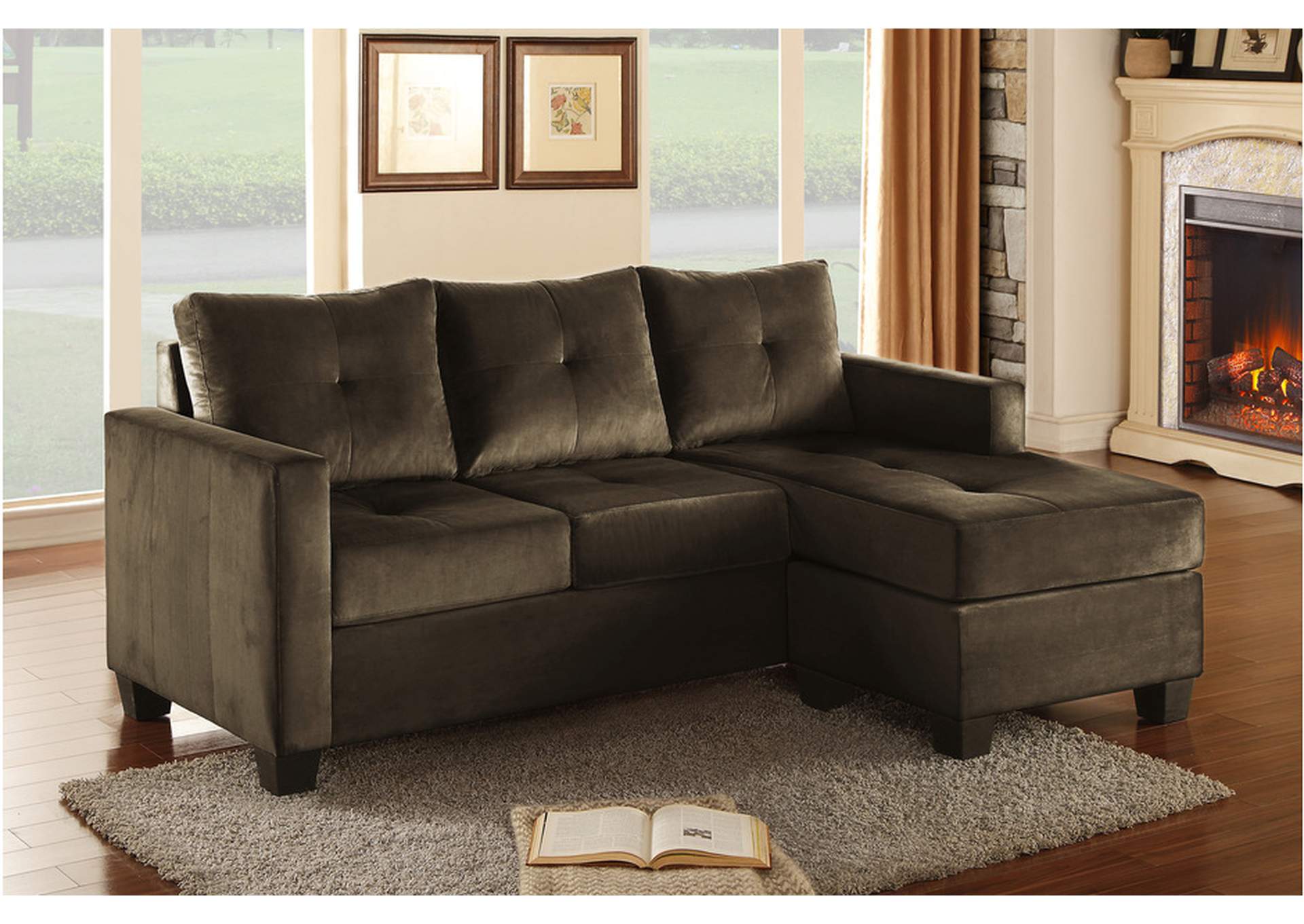 Phelps 9789Cf Living Room Sofa Set,Homelegance