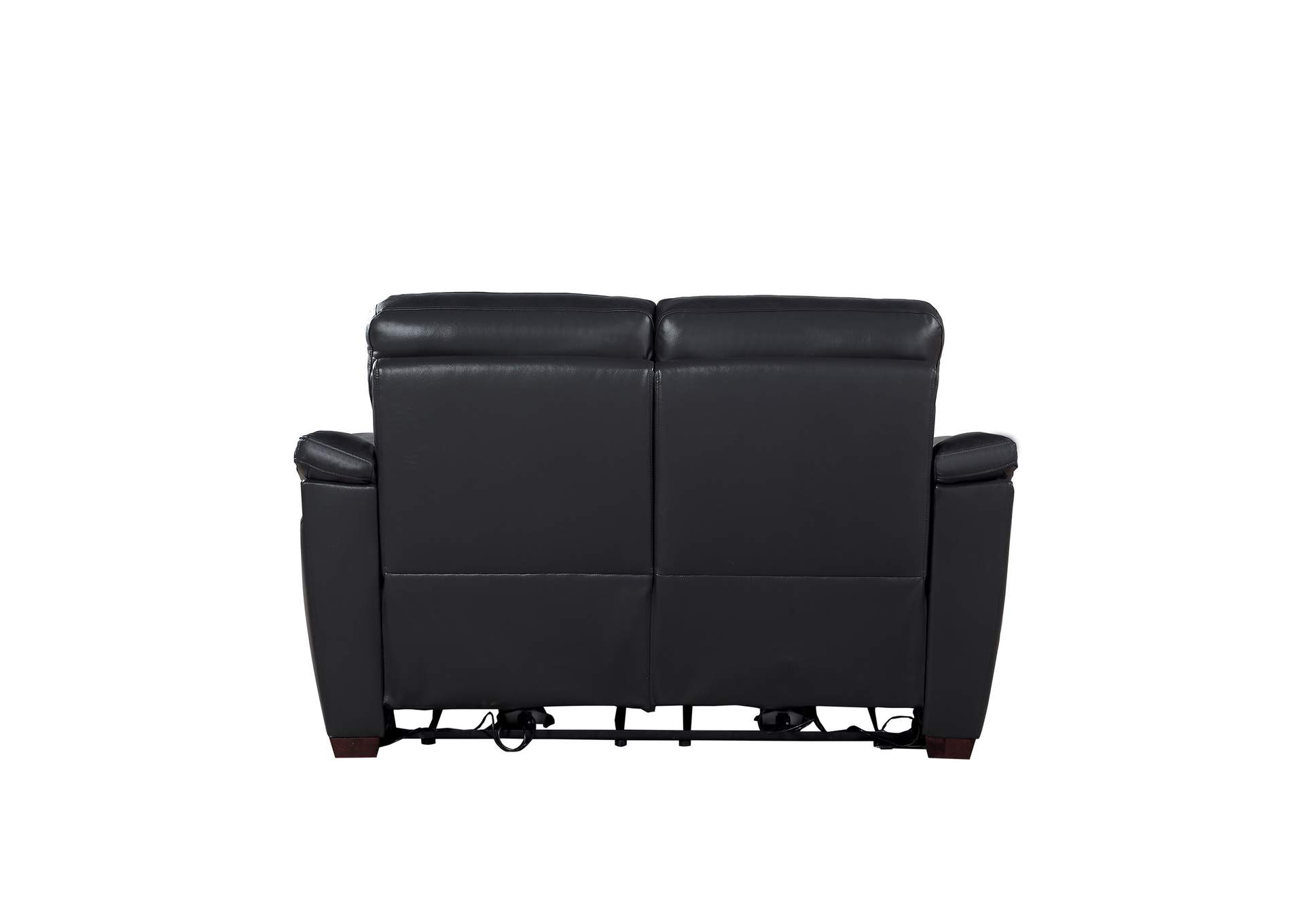 Renzo Dark Gray 2 Piece Living Room Set - Sofa & Loveseat (Power),Homelegance