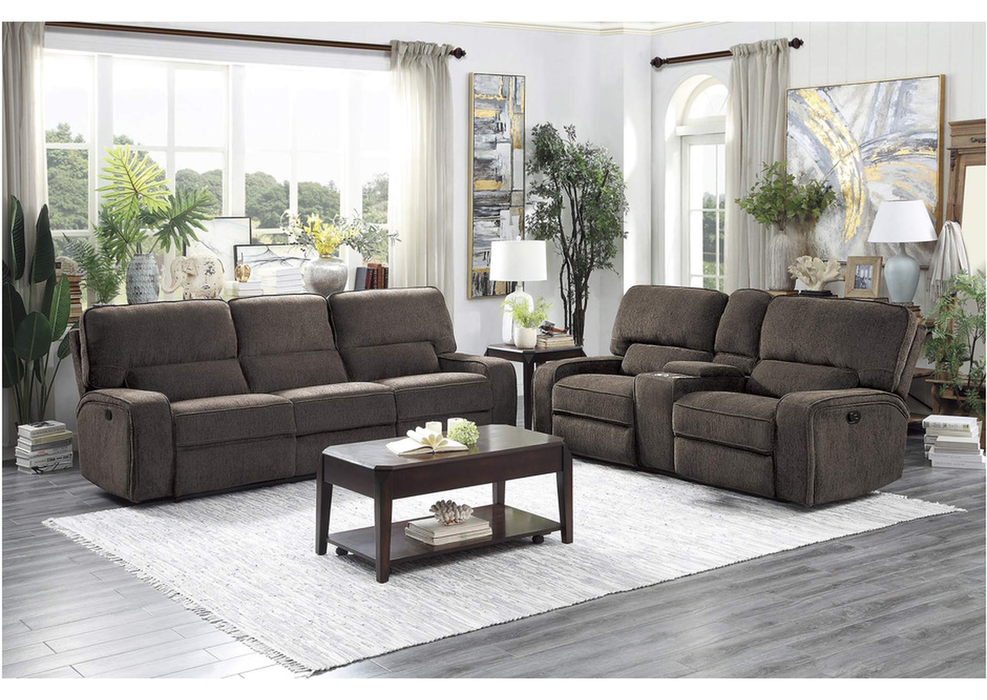 Borneo 9849Ch Living Room Sofa Set,Homelegance