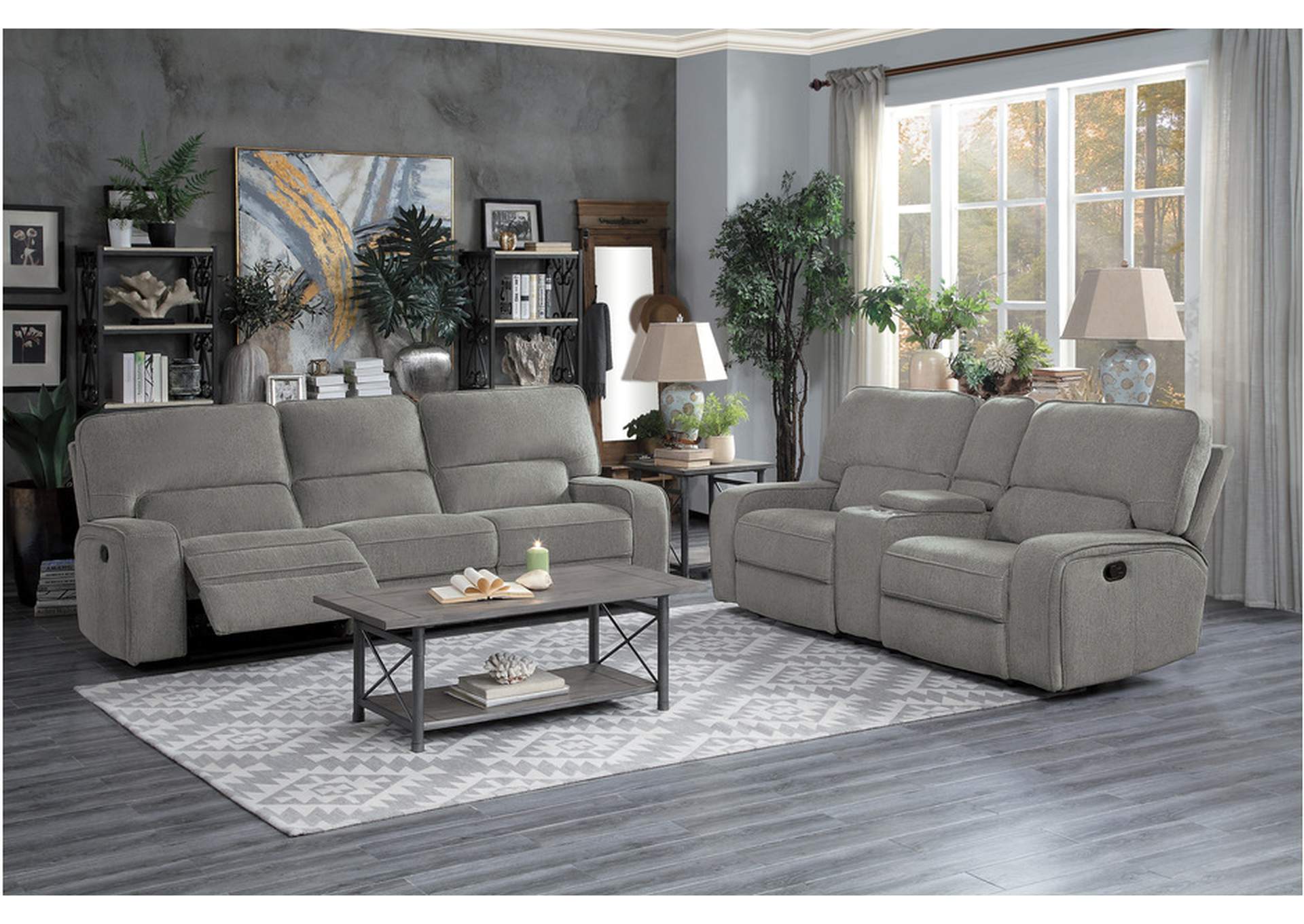 Borneo 9849Mc Living Room Sofa Set,Homelegance