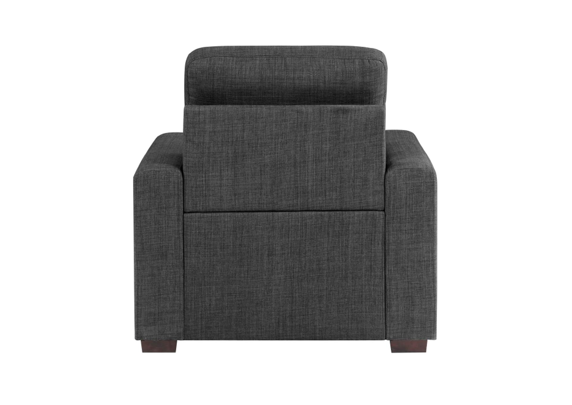 McCafferty Chair with Pull-out Ottoman,Homelegance