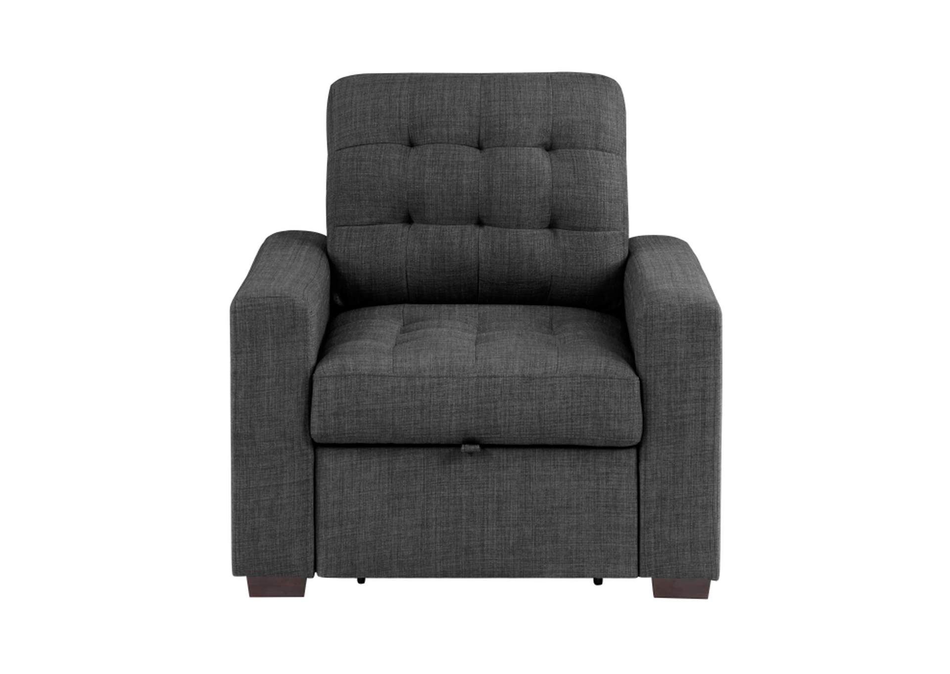 McCafferty Chair with Pull-out Ottoman,Homelegance