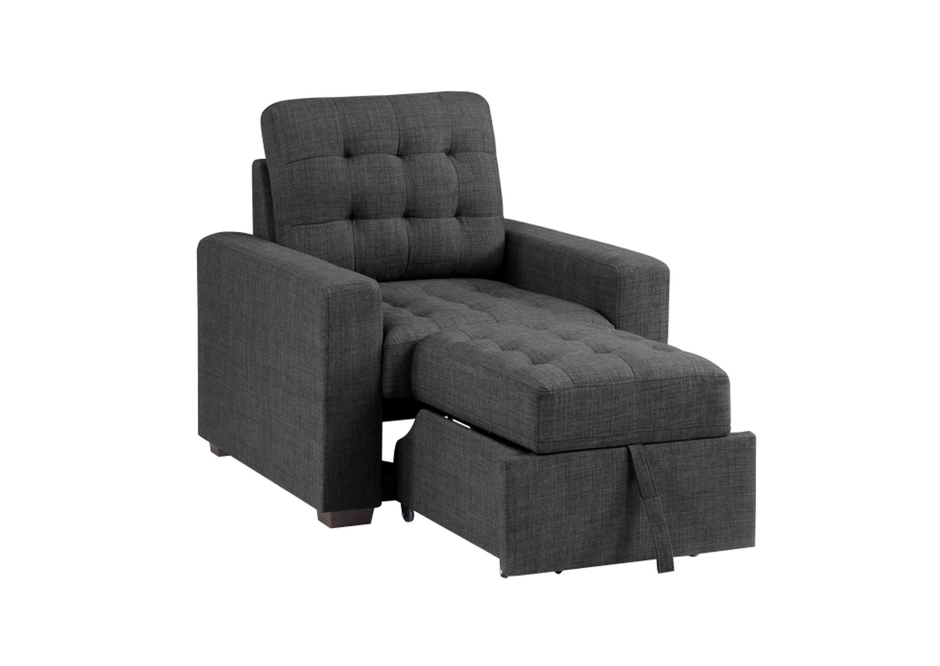 McCafferty Chair with Pull-out Ottoman,Homelegance