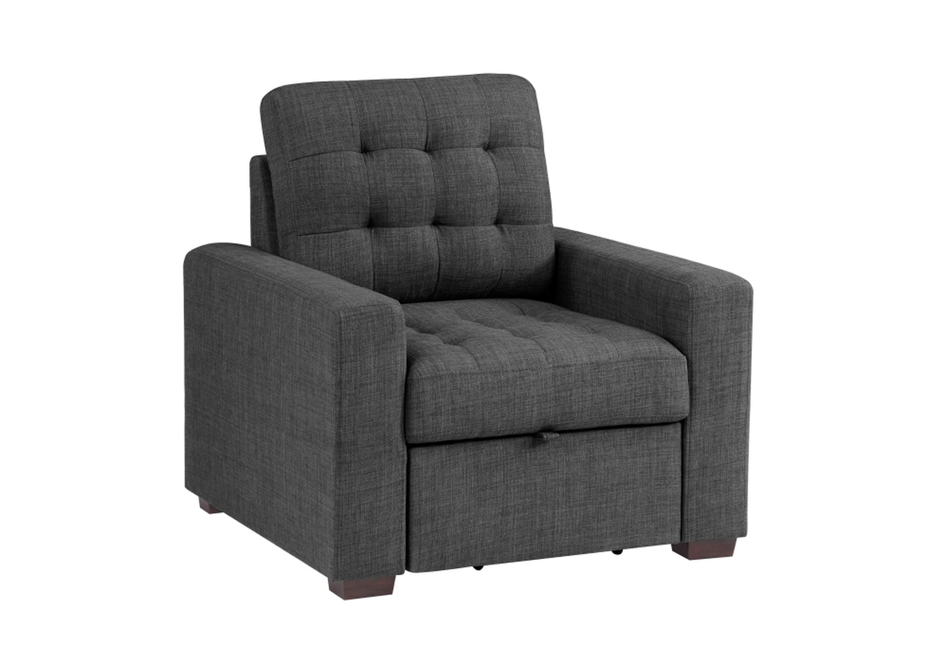 McCafferty Chair with Pull-out Ottoman,Homelegance