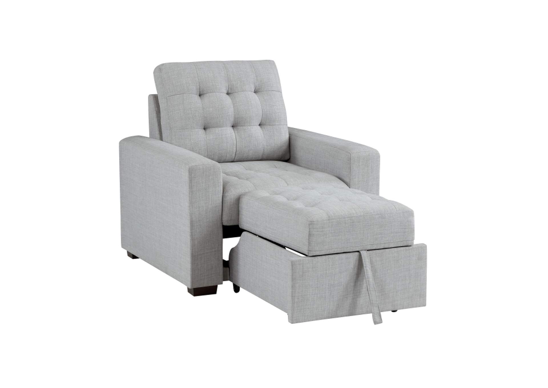 McCafferty Chair with Pull-out Ottoman,Homelegance