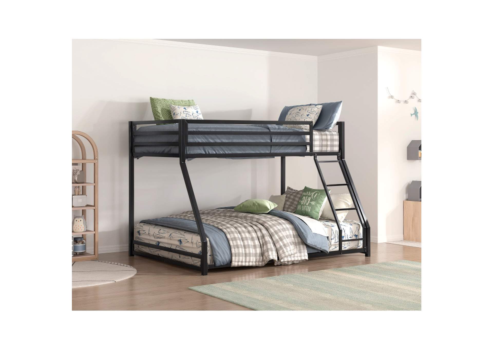 Jovie Twin/Full Bunk Bed,Homelegance