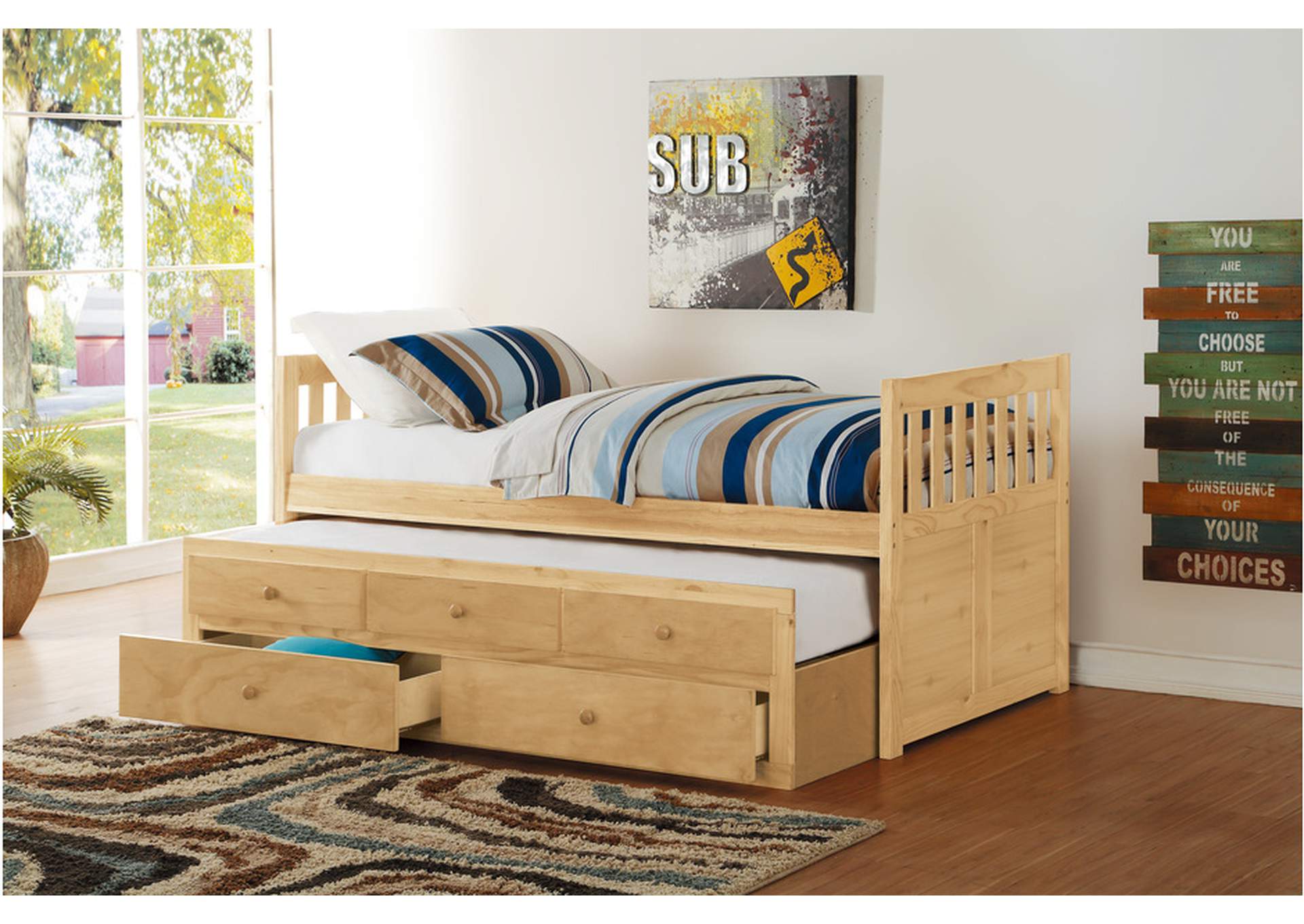 Bartly B2043Pr Youth Bedroom Set,Homelegance