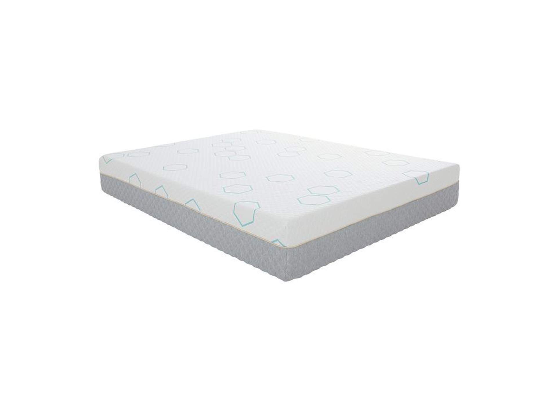 Lyra 10" Eastern King Copper-Infused Memory Foam Mattress,Homelegance