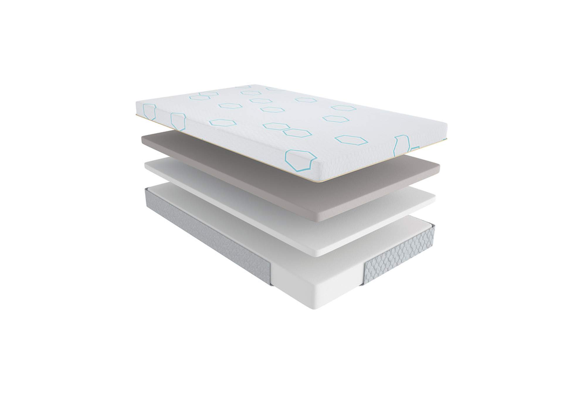 Lyra 12" Queen Copper-Infused Memory Foam Mattress,Homelegance