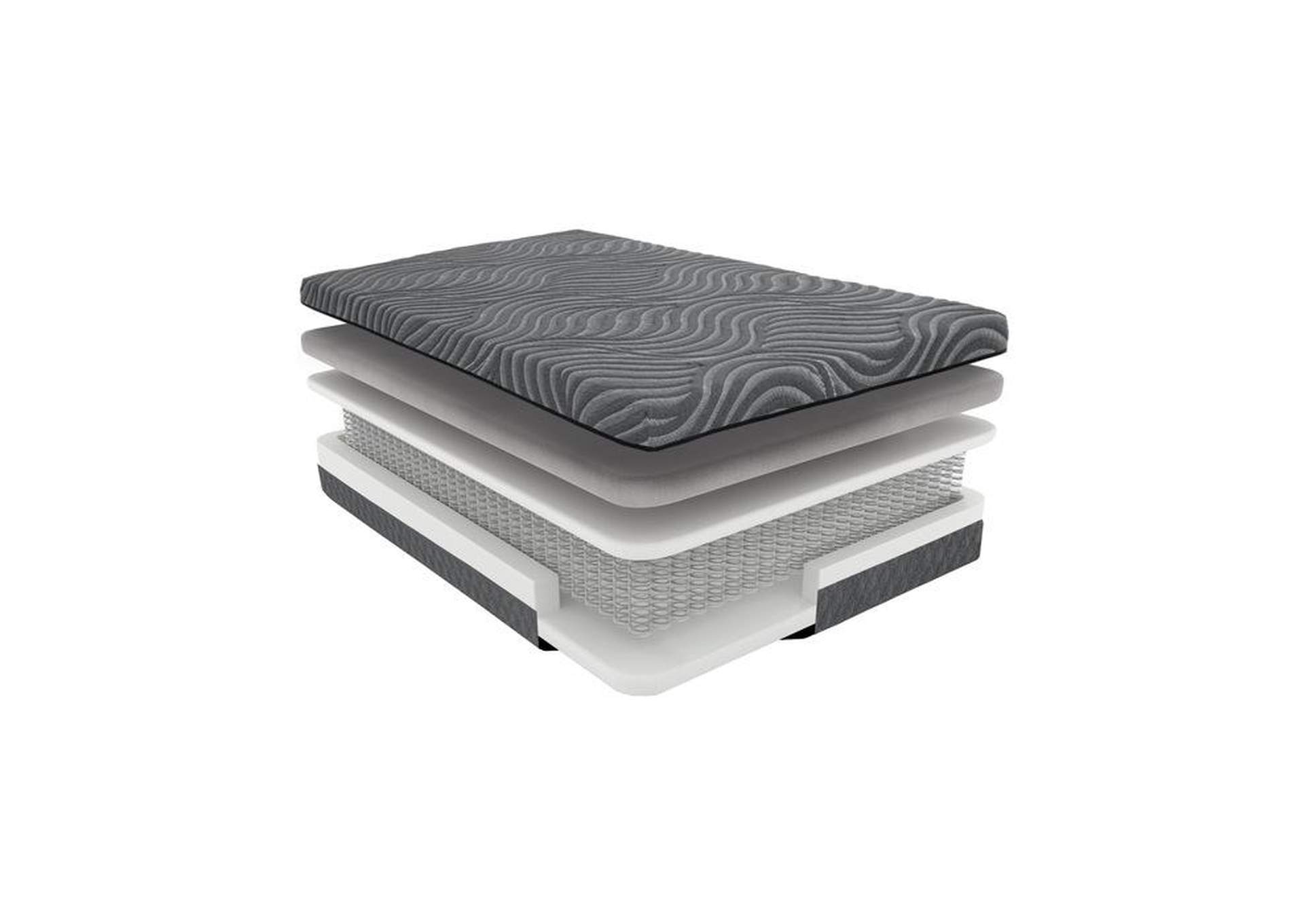 Taurus 11" Eastern King Copper-Infused Memory Foam Hybrid Mattress,Homelegance