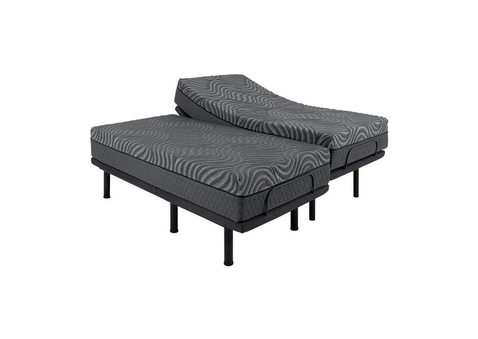 Taurus 11" Split Eastern King Copper-Infused Memory Foam Hybrid Mattress (2 Piece Set),Homelegance