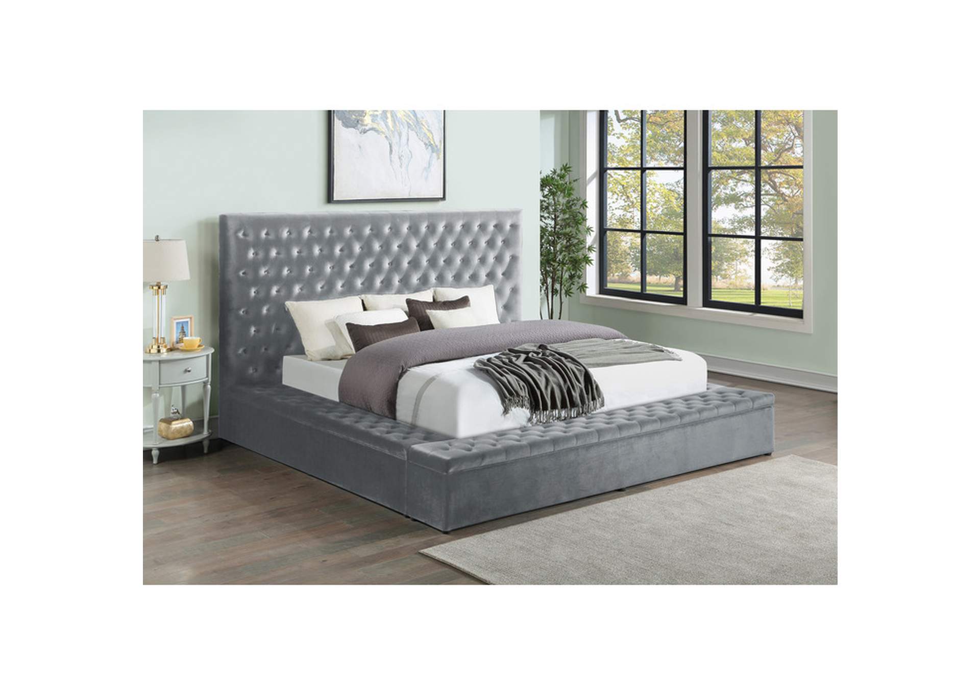 Uph Bed Headboard,Homelegance