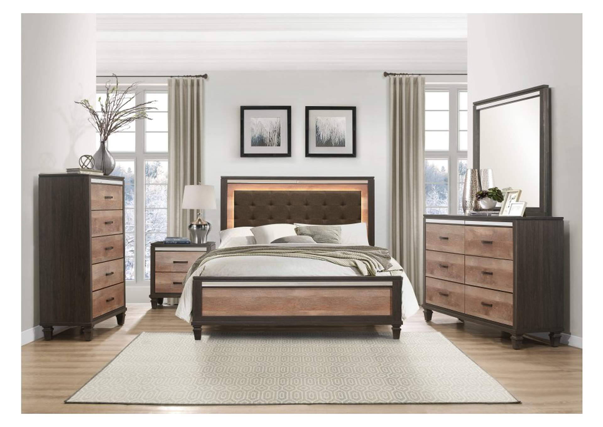 Danridge 1518 Bedroom Set,Homelegance