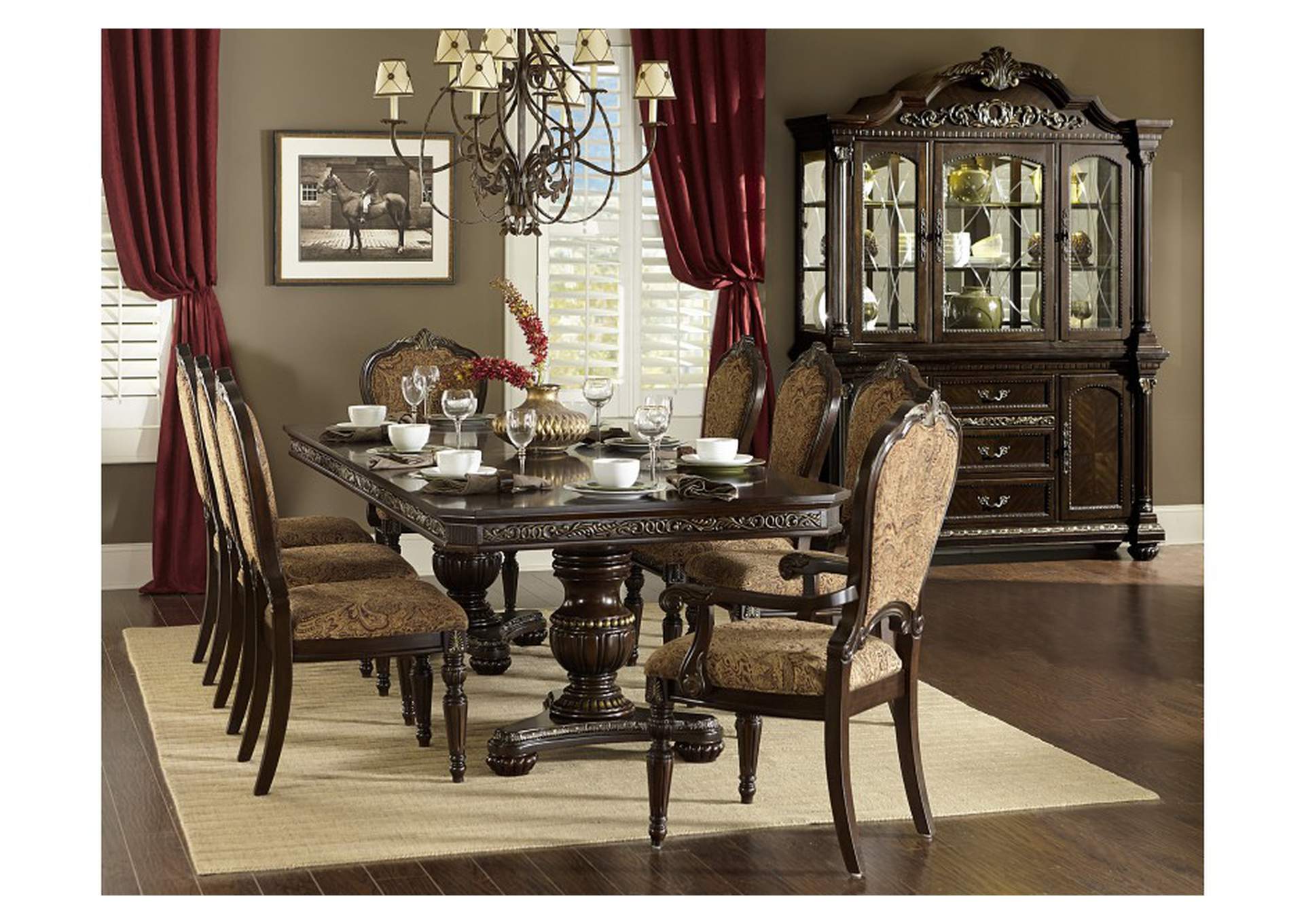 Russian Hill 1808 Dining Room Set,Homelegance