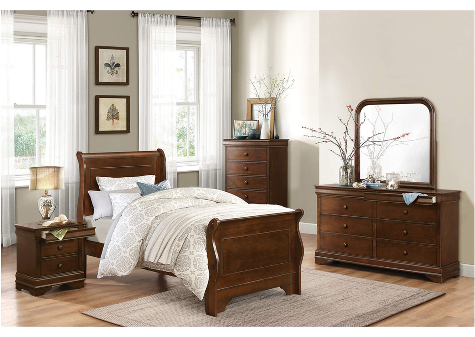 Abbeville 1856T Youth Bedroom Set,Homelegance