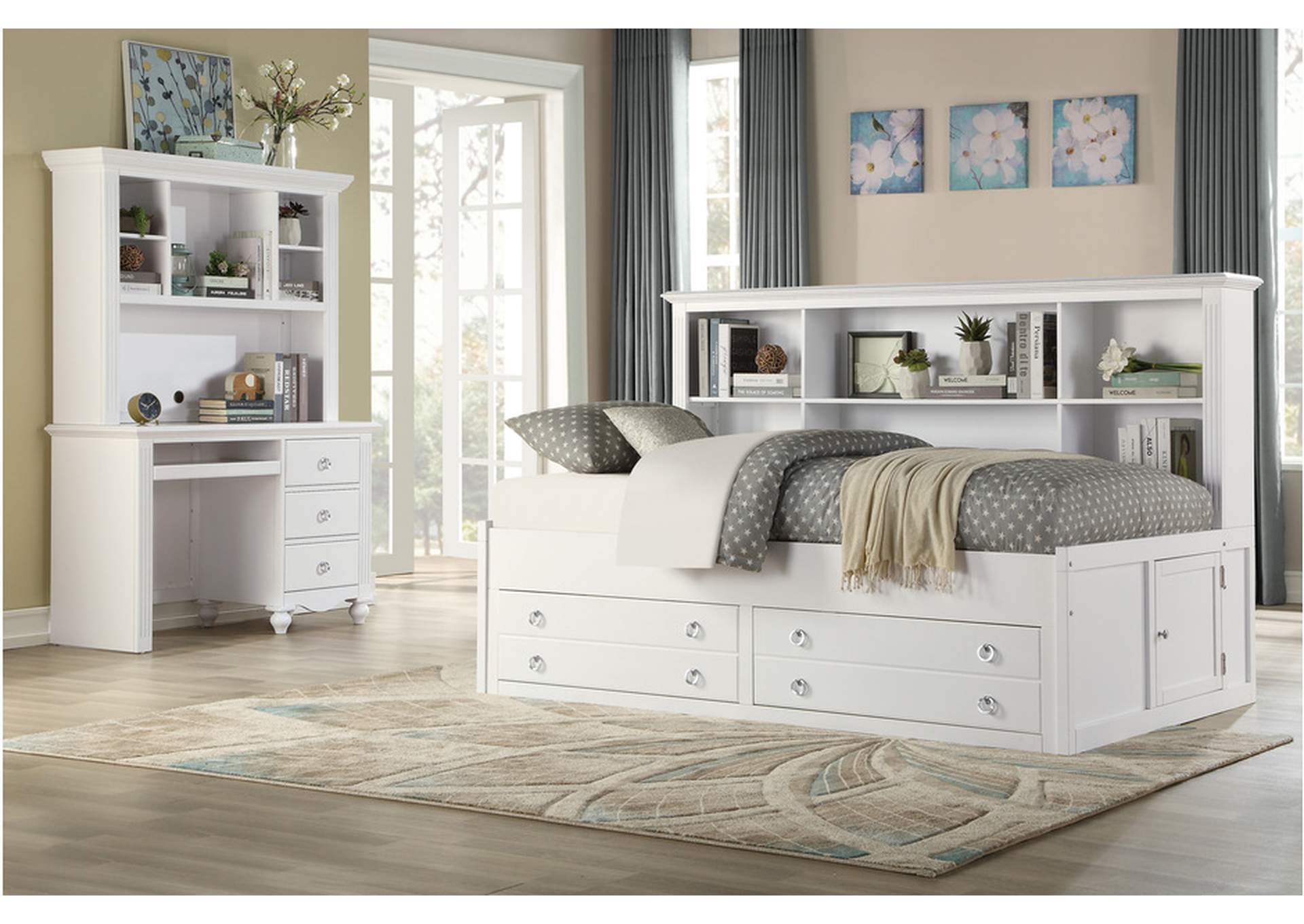 Meghan 2058Whprt Youth Bedroom Set,Homelegance