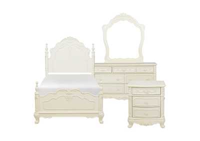 Cinderella 4 Piece Twin Bedroom Set W/ Nightstand, Dresser, Mirror